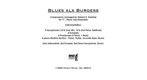 Blues ala Burgess***