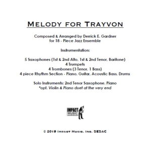 Melody for Trayvon**